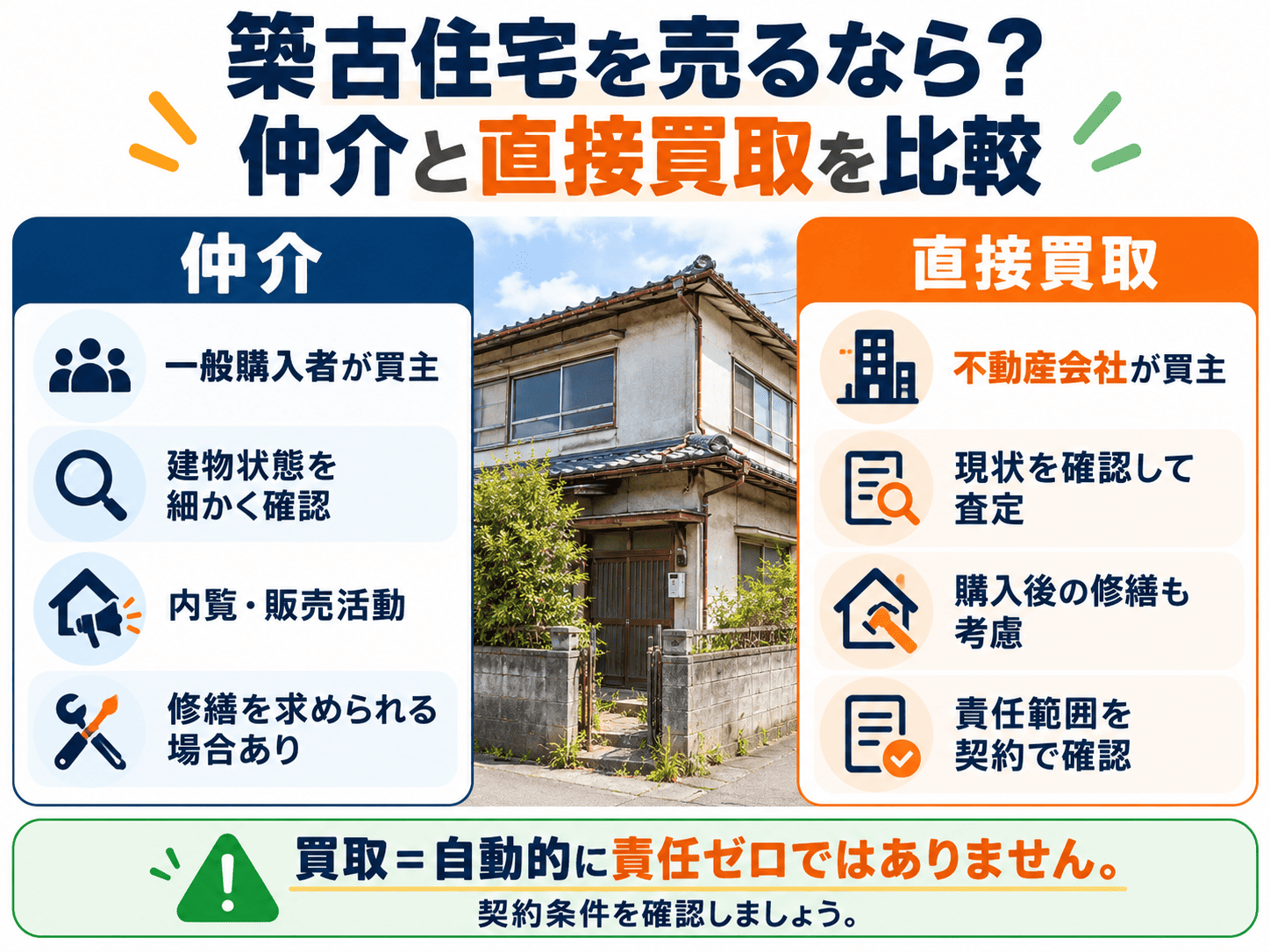 古い家を売った後の責任が心配な方へ｜大津市の買取と契約不適合責任