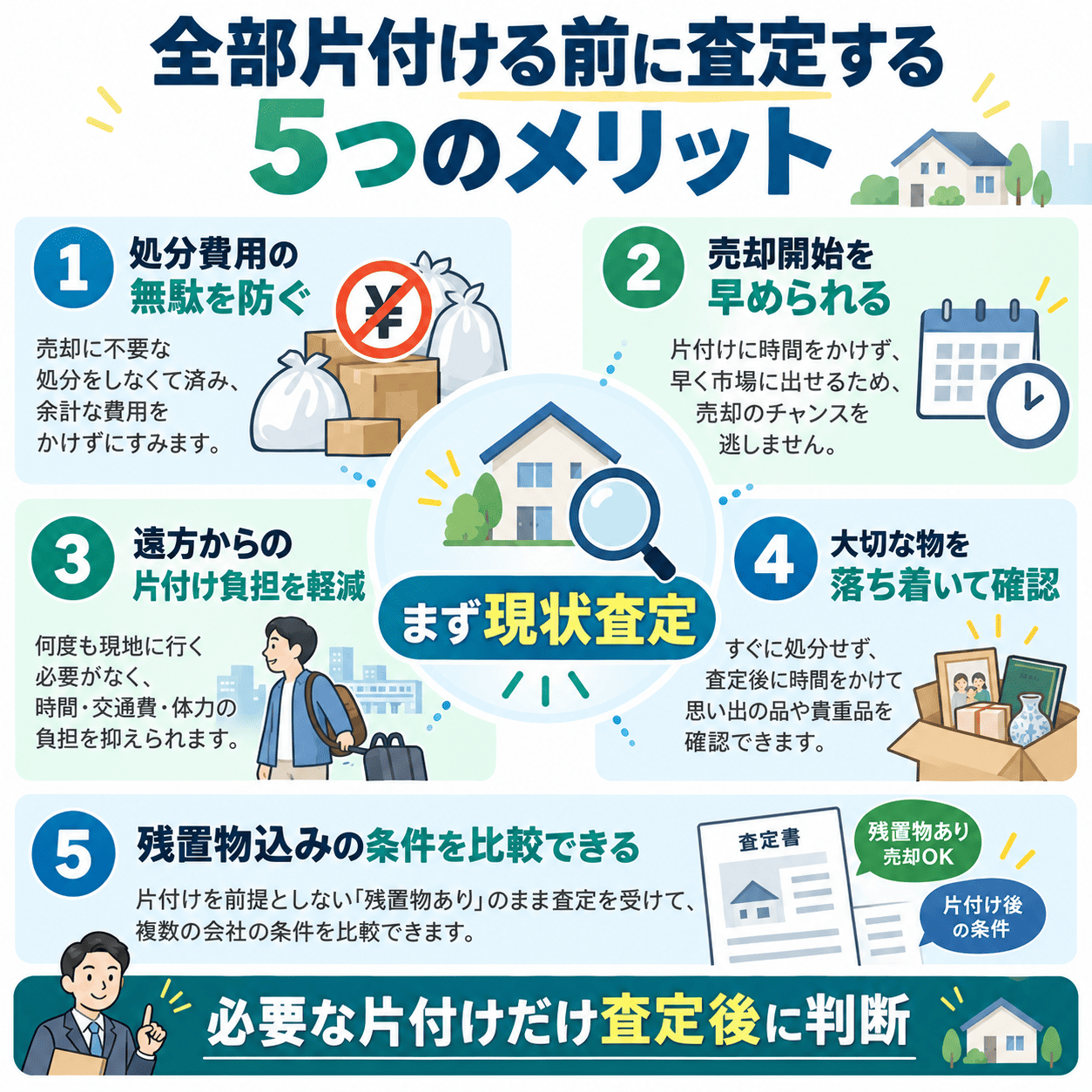草津市で家具や荷物が残ったままでも大丈夫?残置物あり戸建て買取