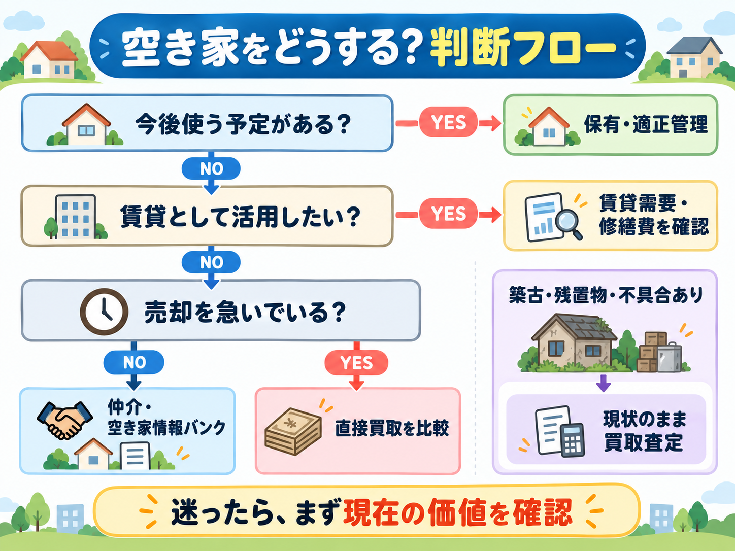 守山市の空き家は売却と活用どちらがいい？空き家バンク・買取も含めて比較