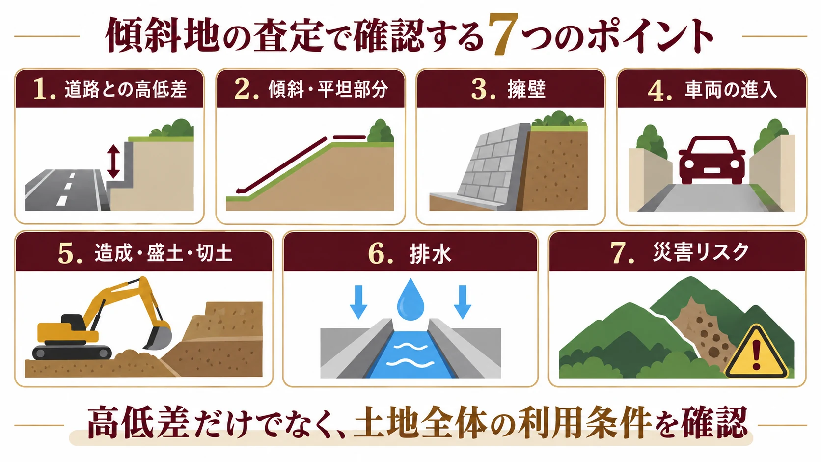大津市の坂道・高低差がある土地は売れる？傾斜地の査定ポイントと買取の考え方