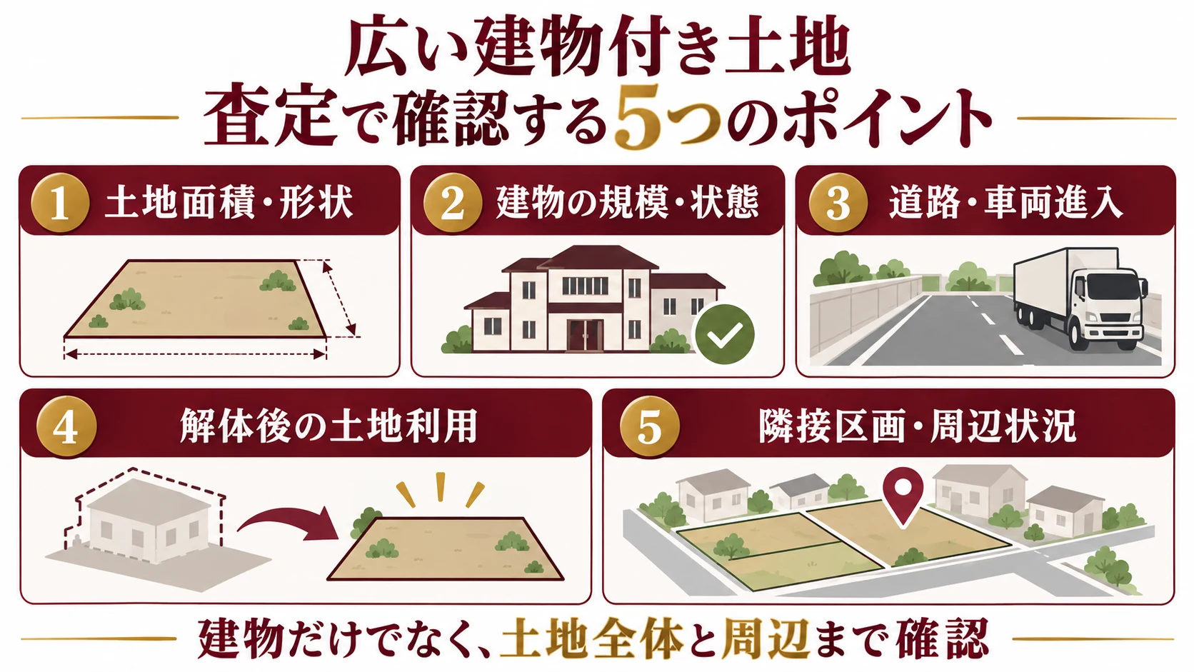 【買取事例】大津市大石中の約490㎡土地|大きな建物が残る土地を現況買取・解体したケース