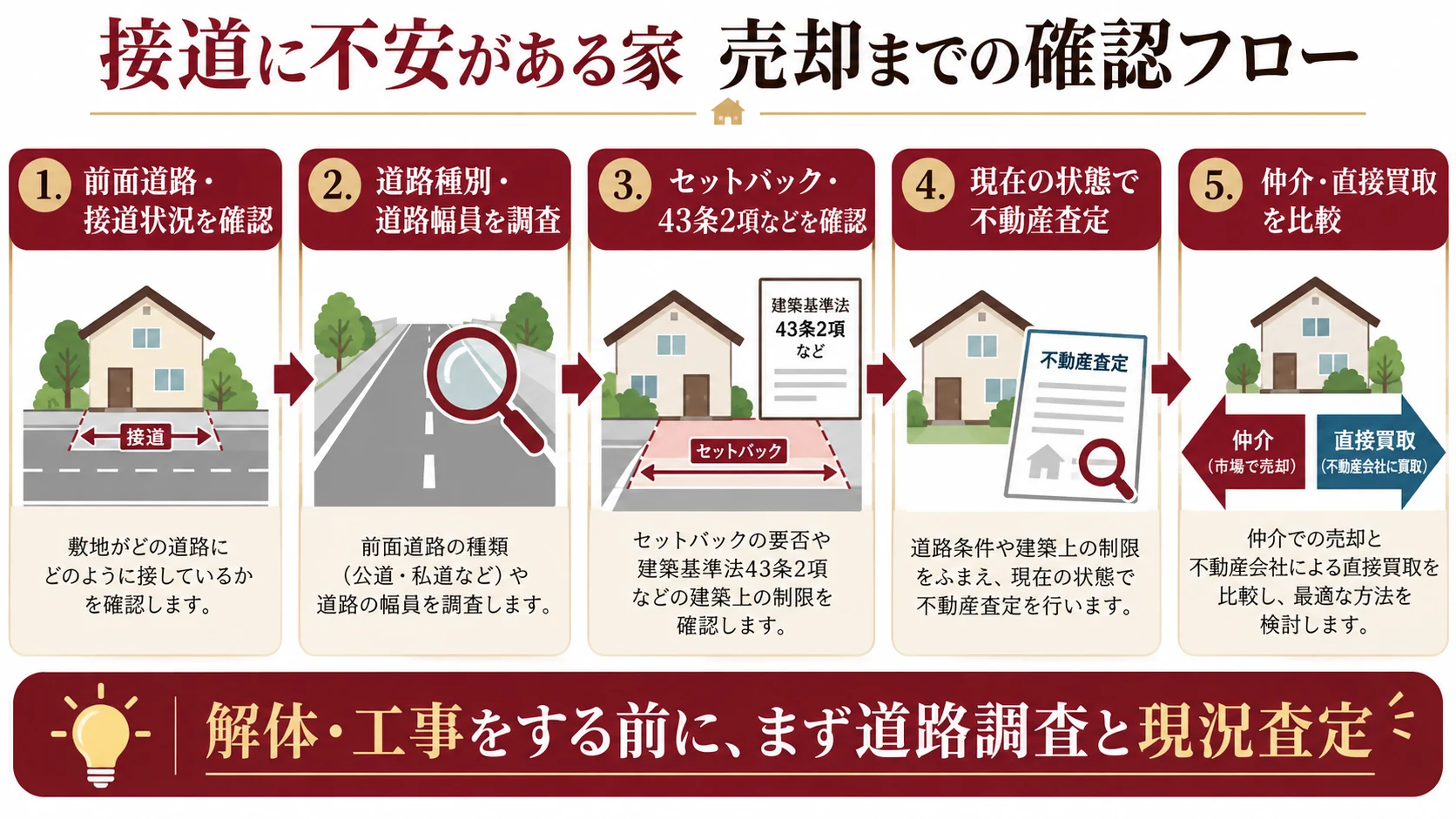 接道に問題がある家でも売れる？草津市の再建築可否と戸建て買取の確認ポイント