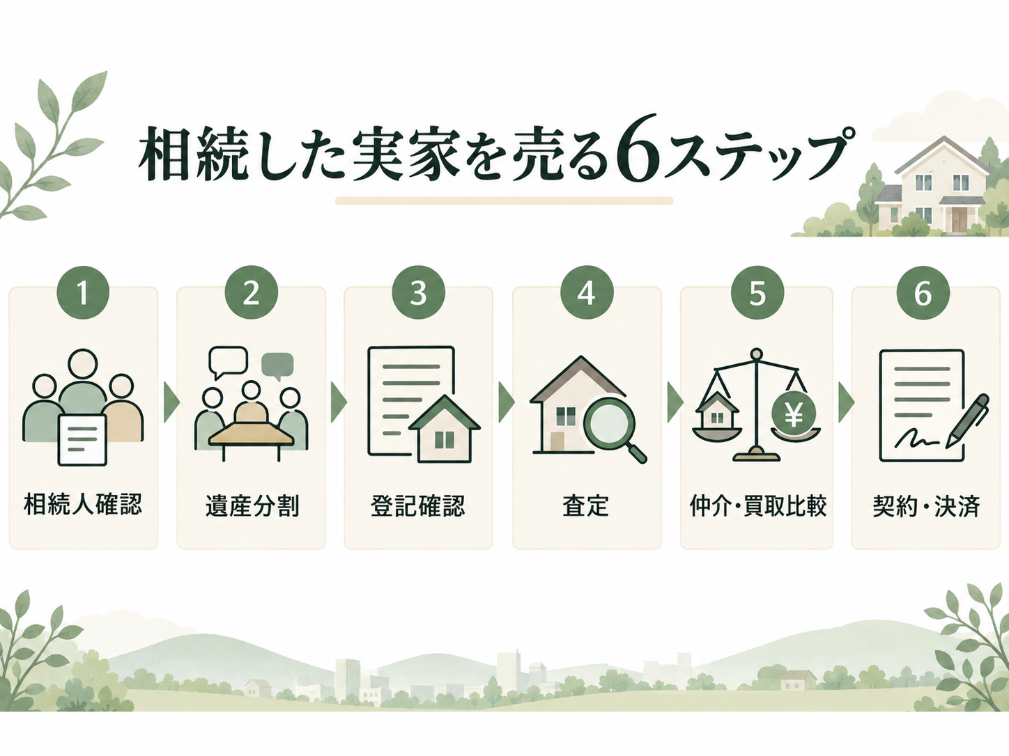 大津市で相続した実家を売却するには?戸建て買取という選択肢と手続きを解説